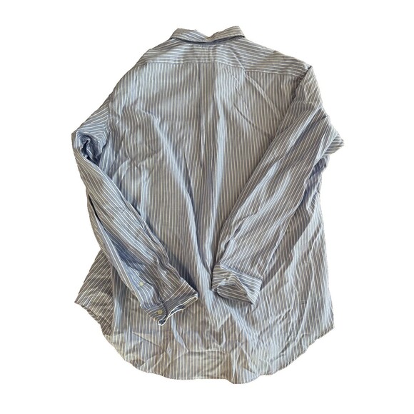 Polo Ralph Lauren Men's XL Long Sleeve Classic Fit Oxford Shirt Blue White - Picture 5 of 5